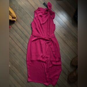 Banana Republic Pink Midi Dress